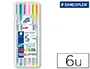 Imagen Rotulador staedtler triplus fineliner my pastel estuche de 6 unidades colores surtidos 2