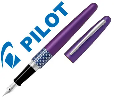 Imagen Pluma pilot urban mr retro pop violeta con estuche y bolsa